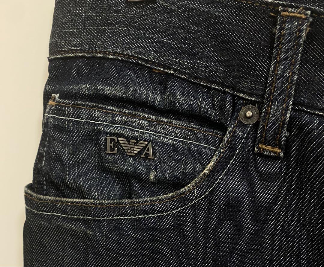 Emporio Armani ダークデニム スリムフィット　アルマーニ W31 12,400円