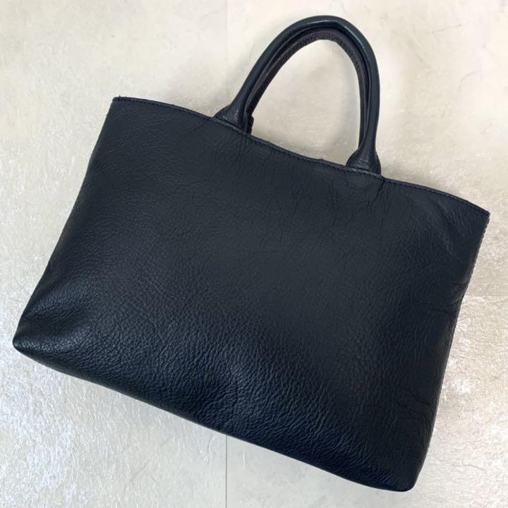 即納正規店 アニアリ ミニトートバッグ シュリンクレザー 紺色 シルバー金具 チャーム付き Y94VJ-m50506120801 得価最新品