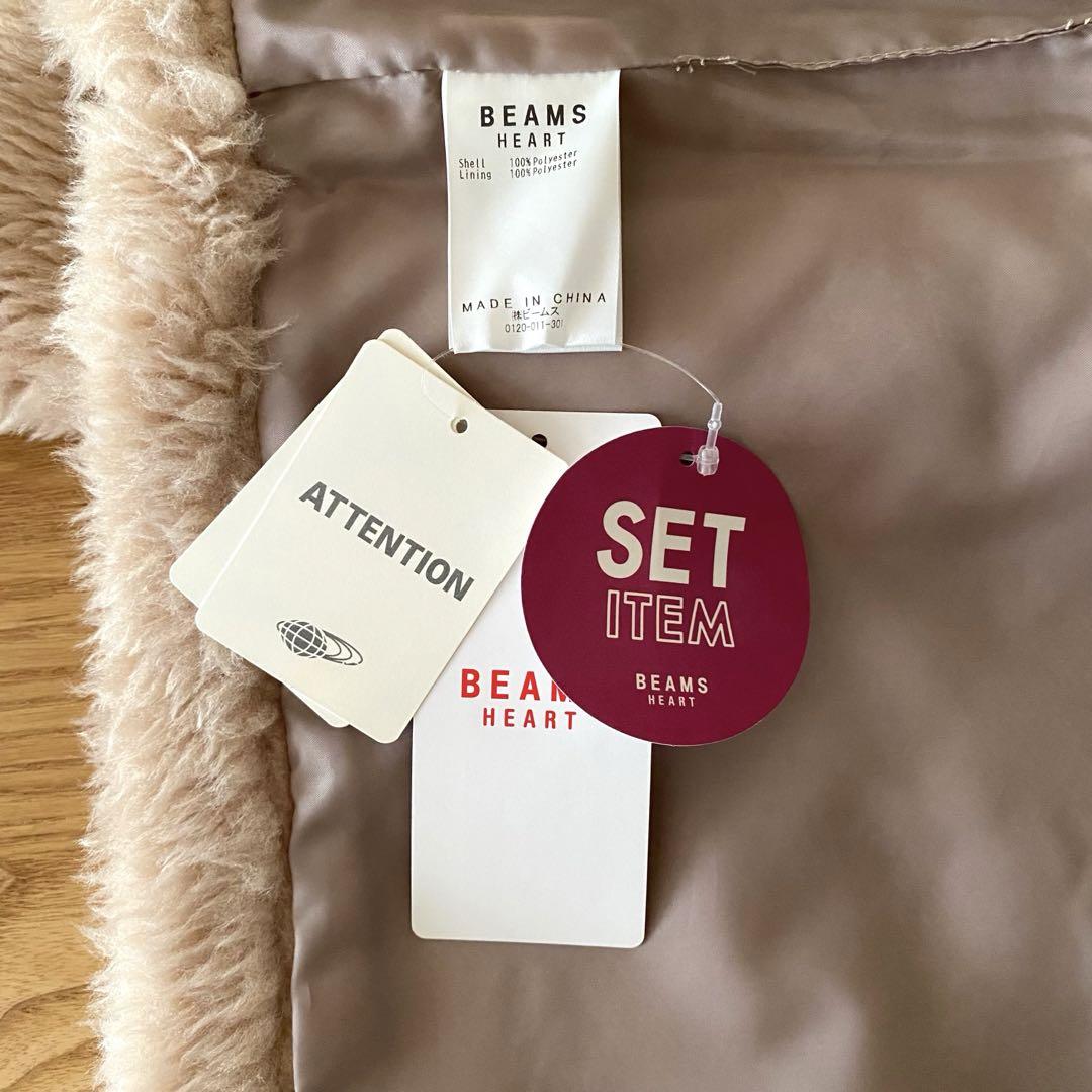 BEAMS OUTLET｜ボアベスト付き モッズコート (セットアイテム