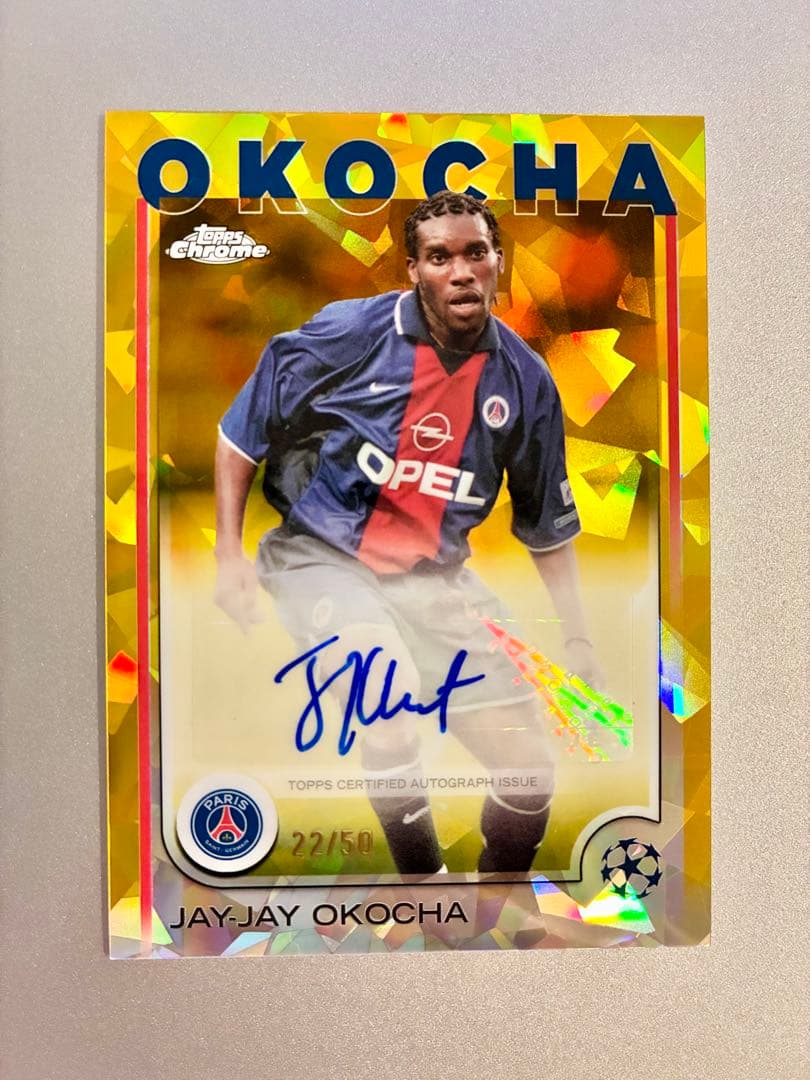 【50シリ】 ジェイ・ジェイ・オコチャ topps soccer auto