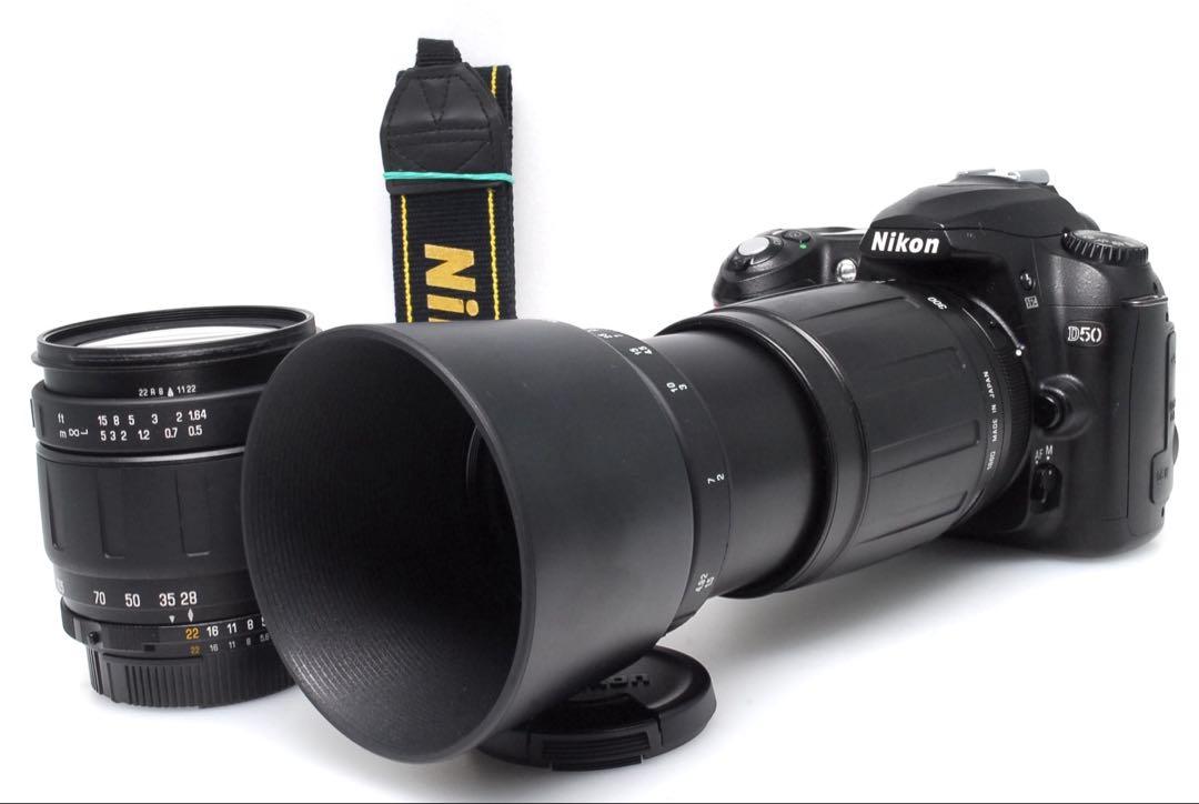 ✨バッグ付きでオトク✨入門モデル✨Nikon D50ダブルレンズ✨デジタル一眼