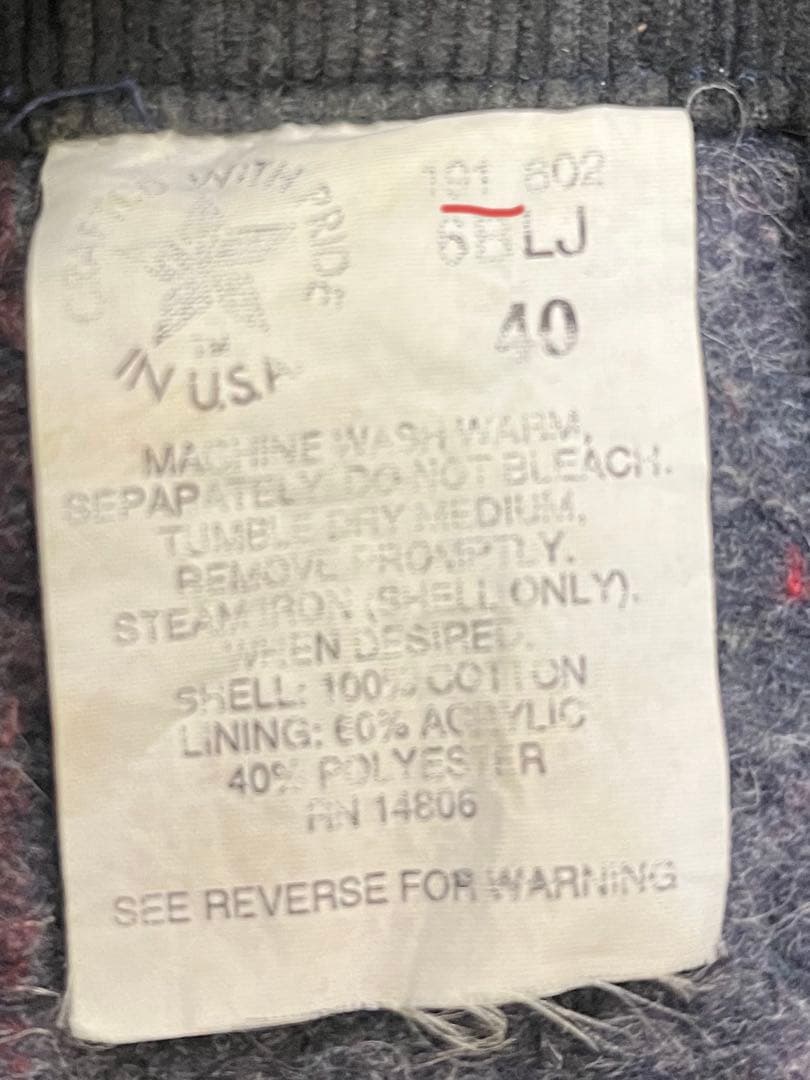 80’s 90’s USA製 Carhartt ミシガンチョアコート 星タグ 80’s 90’s USA製 Carhartt ミシガンチョアコート 星タグ