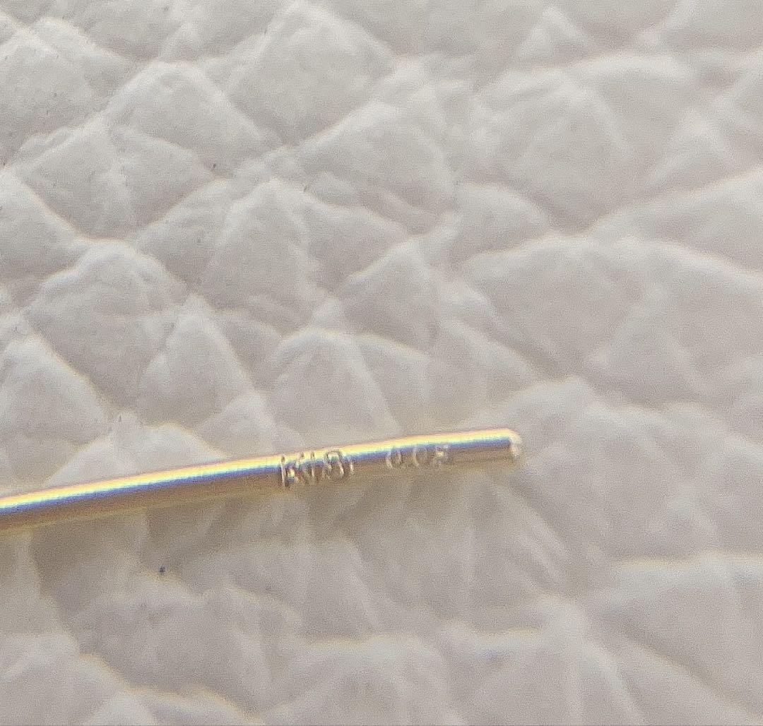 K18 18金 ダイヤモンド　アメリカンピアス　新品