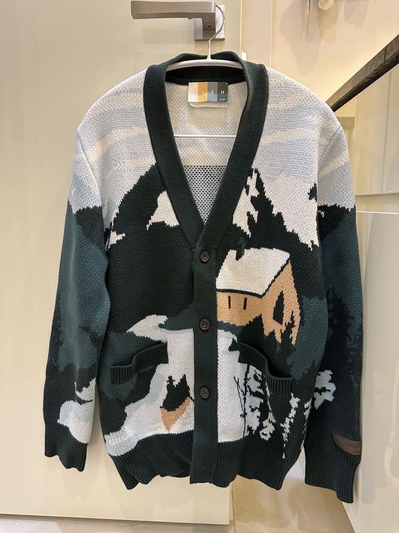 KITH 風景柄 ニットカーディガン