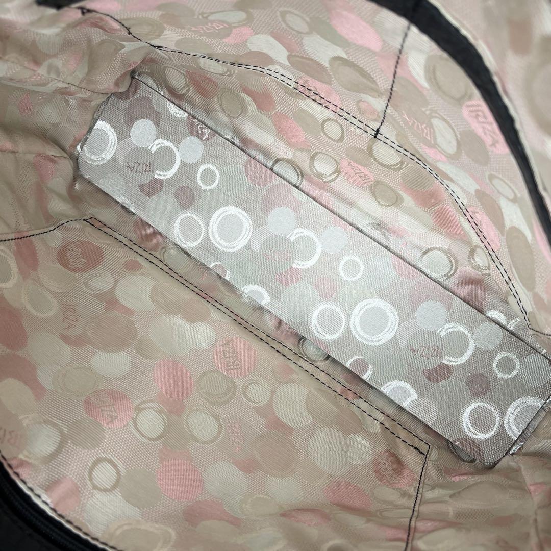 美品 IBIZA イビザ トートバッグ バッグ ナイロン レザー ビンテージ