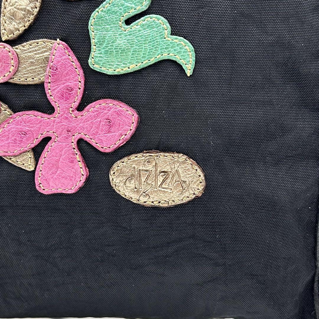 美品 IBIZA イビザ トートバッグ バッグ ナイロン レザー ビンテージ