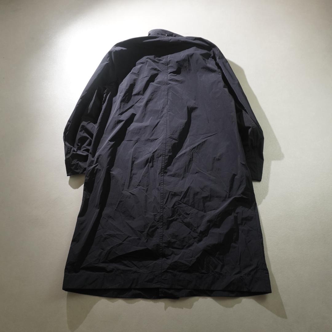 UNIQLO＋J オーバーサイズフーデッドロングコート ブラック