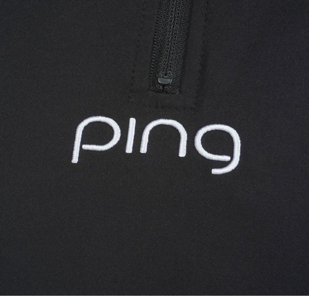 PING レディース ハーフジップ ブルゾン LL 黒 未着用