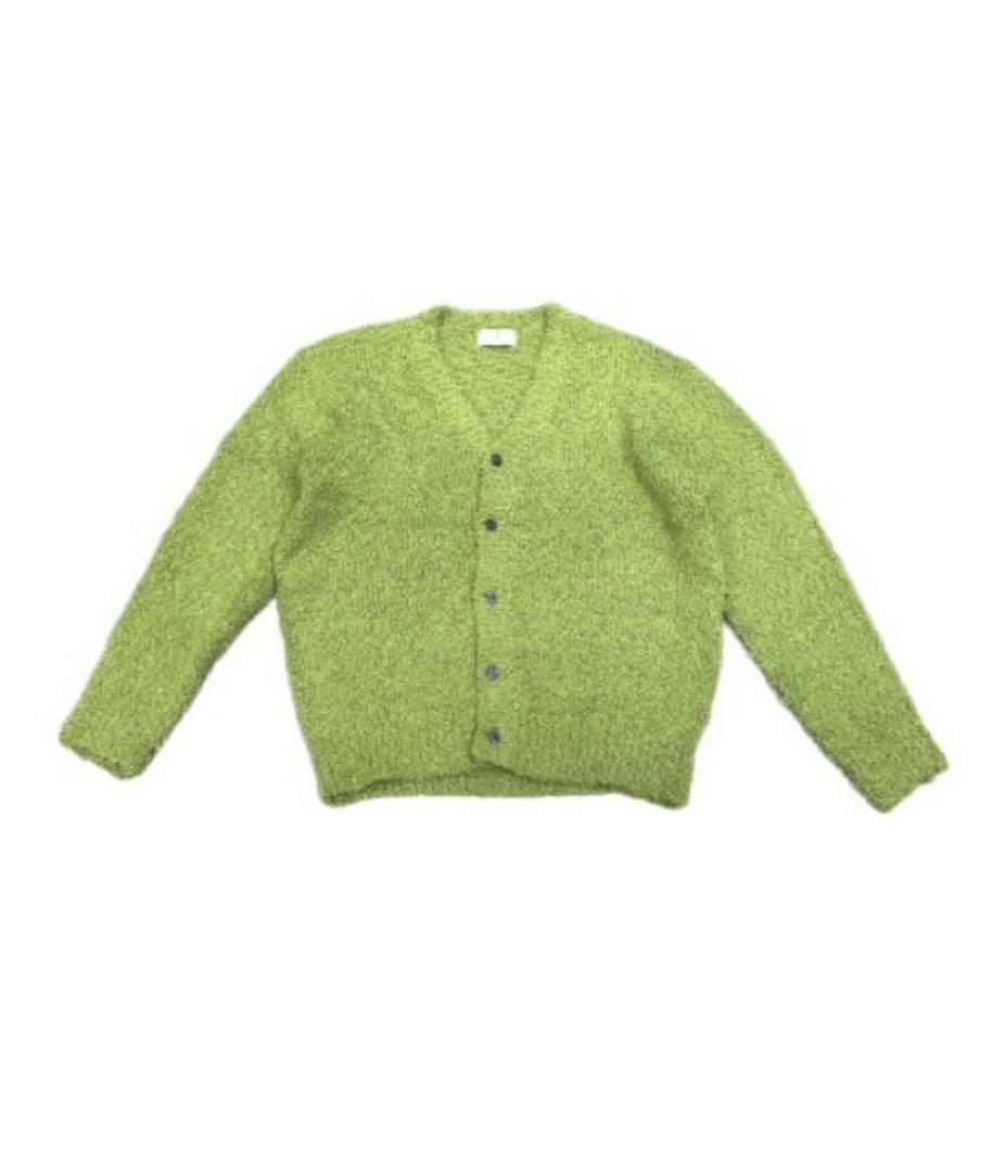 チカシツプラス bookle hairly cardigan ニットカーディガン