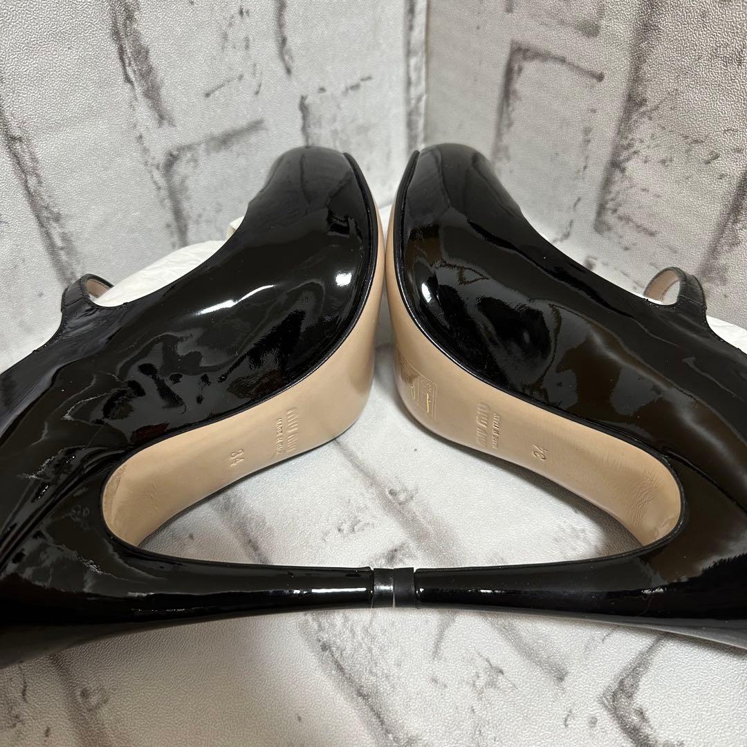 日本代理店正規品 【特別価格♪】⭐︎MIUMIU⭐︎エナメルパンプス