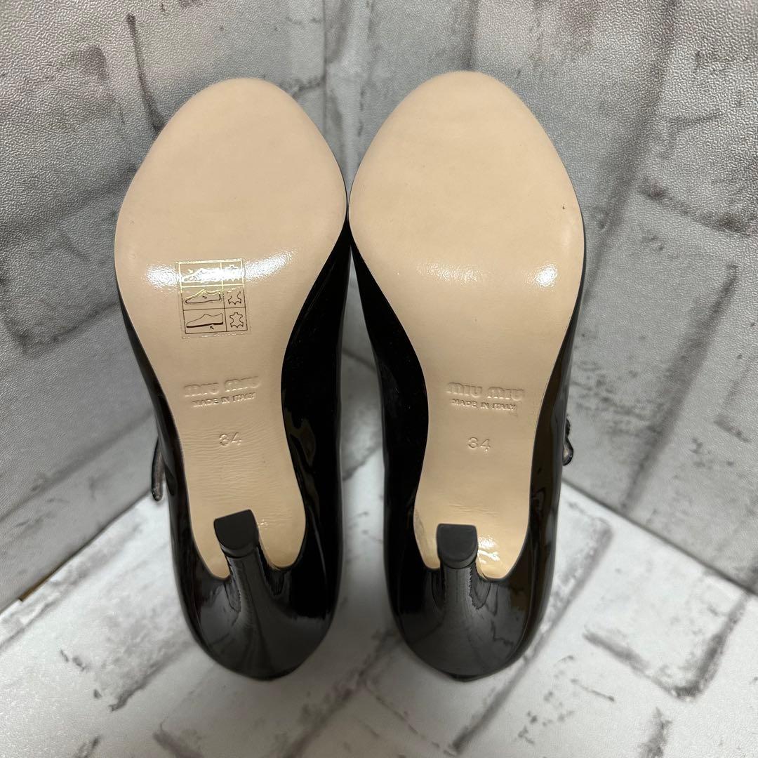 日本代理店正規品 【特別価格♪】⭐︎MIUMIU⭐︎エナメルパンプス