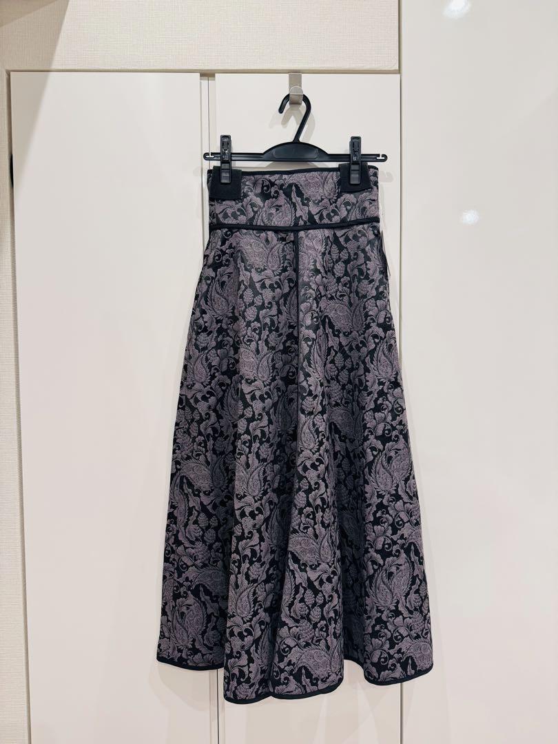 スカート BOTANICAL JACQUARD SKIRT (Andrea & co)