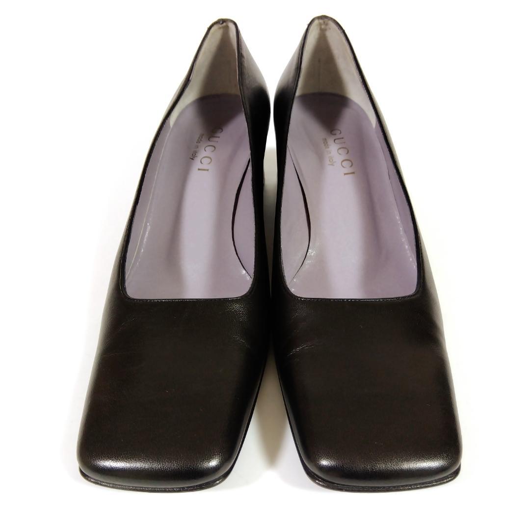 【美品】 GUCCI パンプス ブラック 24.5～25cm