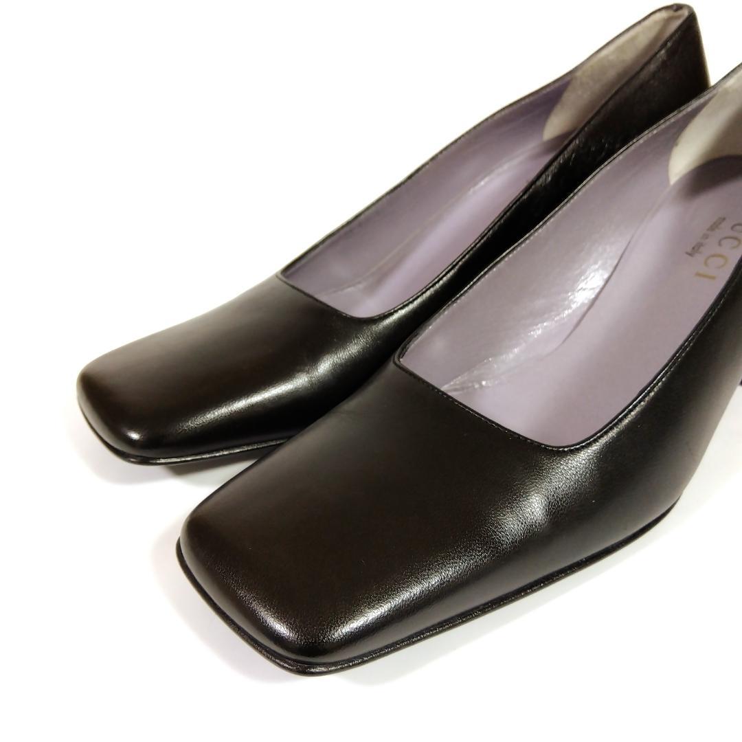 【美品】 GUCCI パンプス ブラック 24.5～25cm