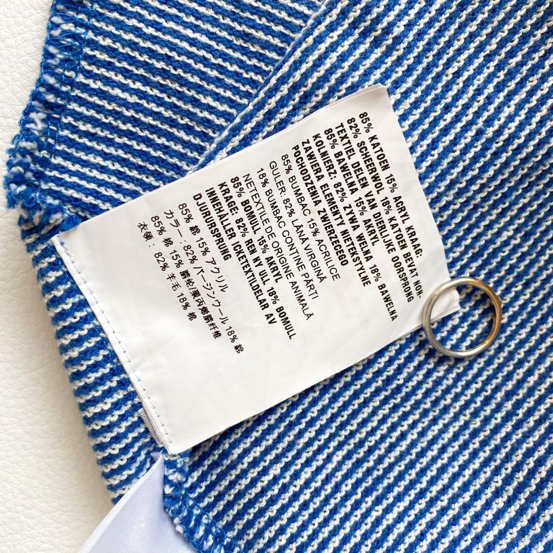 2016SS 美品 ミュウミュウ ニット襟 膝丈 フレアワンピース イタリア製