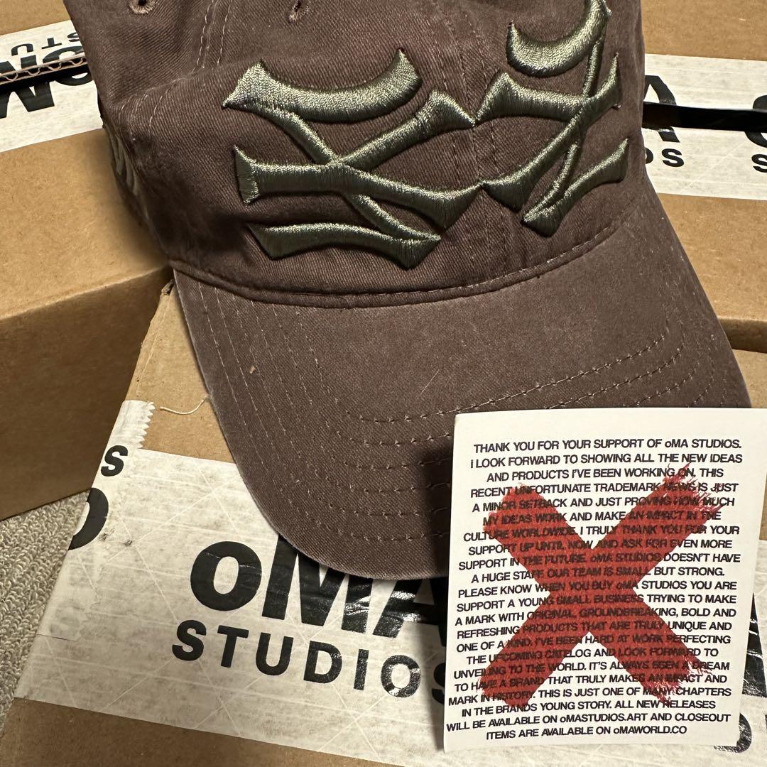 oMA oldmanalan NY cap White×Black - メルカリ