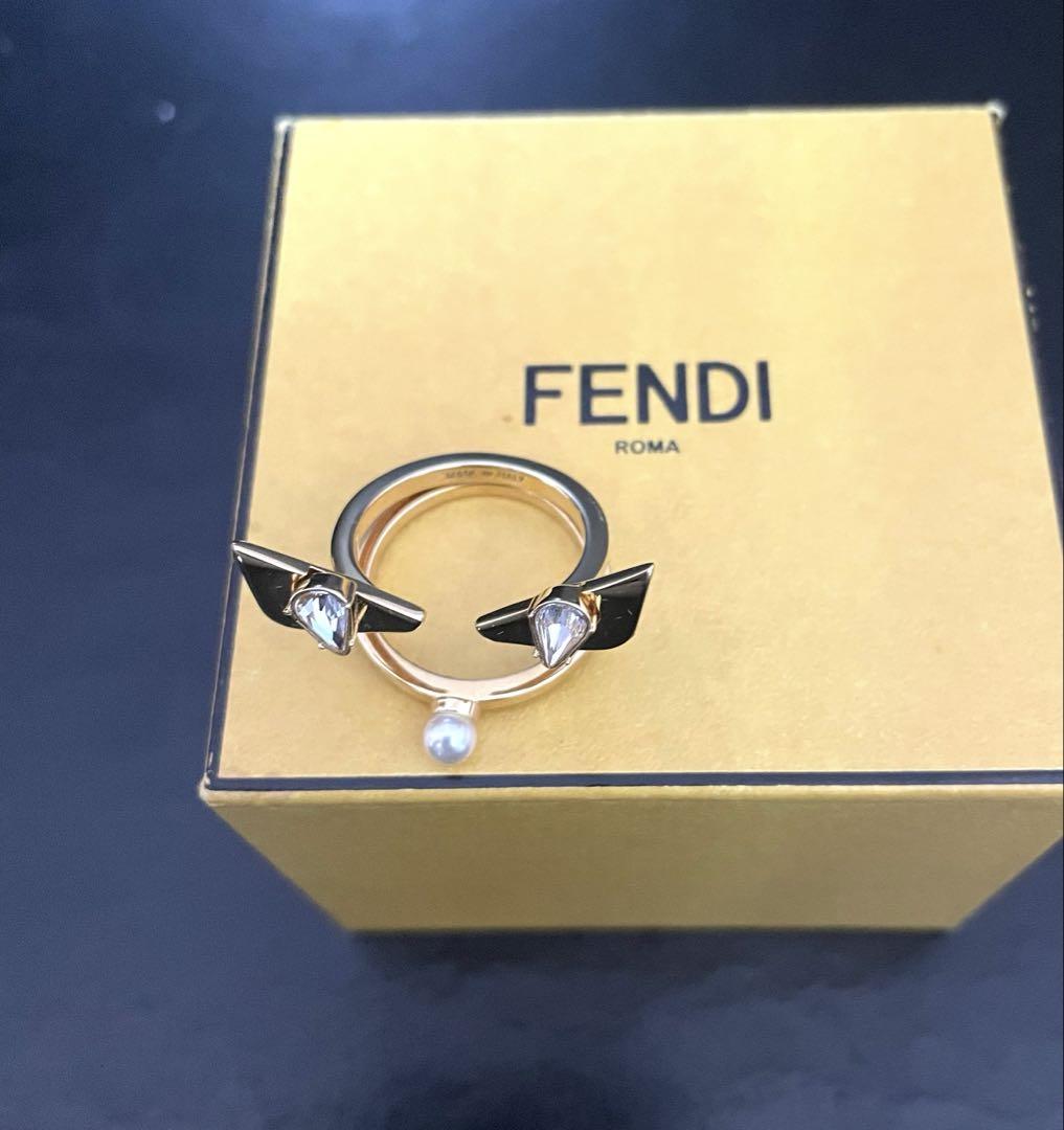 FENDI リング　　モンスター モチーフ　ゴールド