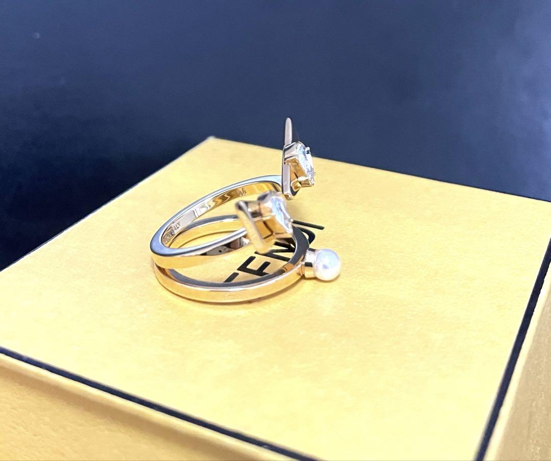 FENDI リング　　モンスター モチーフ　ゴールド