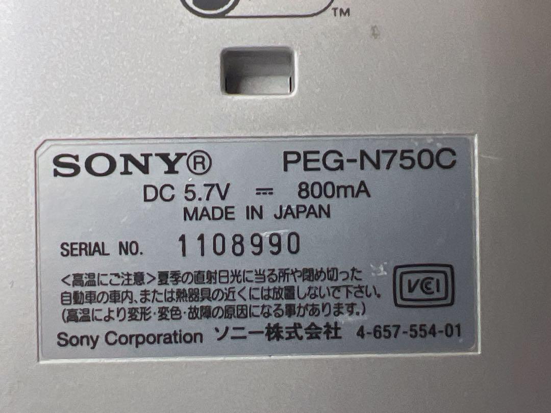 SONY　CLIE　!PEG‐S750Cスタイラス無し赤外線通信Hotsync可 SONY CLIE PEG-N750C ソニー製カラー液晶 PDA - メルカリ