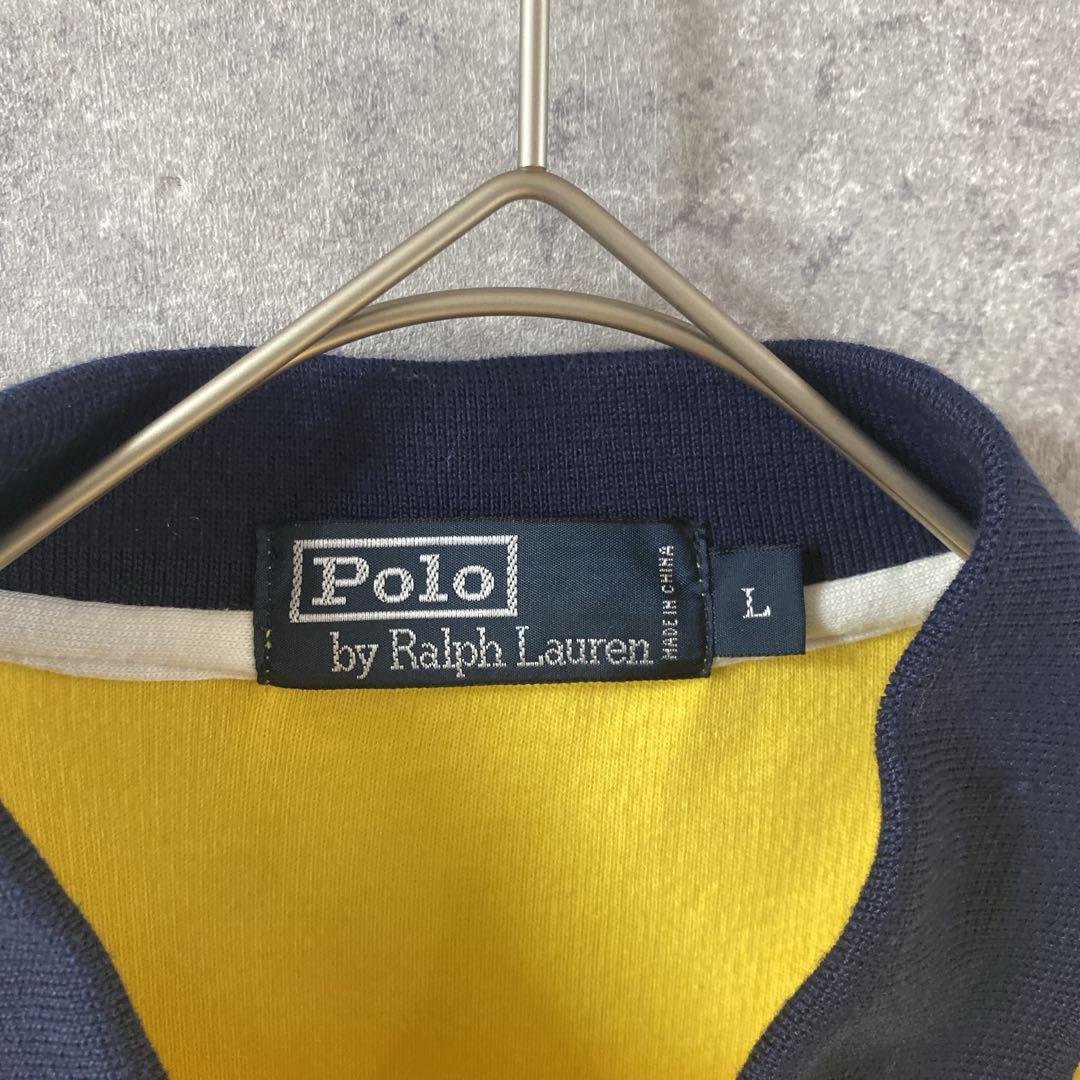 Ralph Lauren GOLF90s ジップアップポロシャツ 半袖　Lサイズ