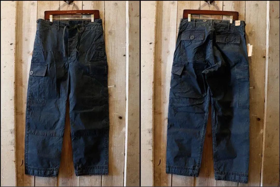 RRL DOUBLE RL カーゴパンツ インディゴ