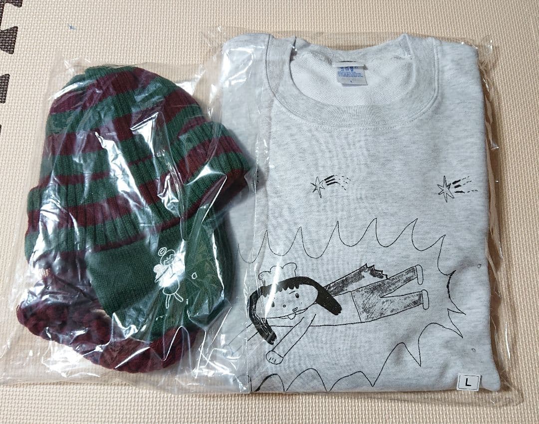 あいみょん ヘブンズベーカリー お助けスウェット アッシュ ニット帽 セット新品、♥