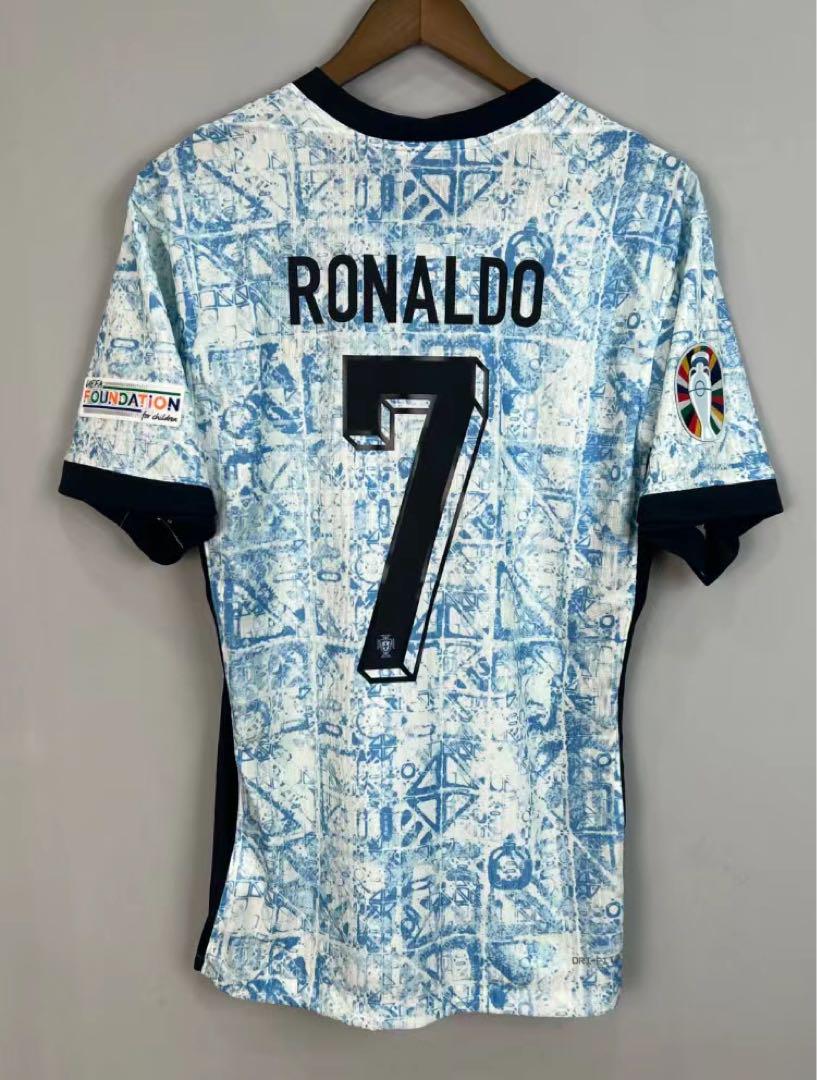 堅実な究極の 2024 EURO ユーロ ポルトガル代表 7番 RONALDO ユニフォーム ウェア
