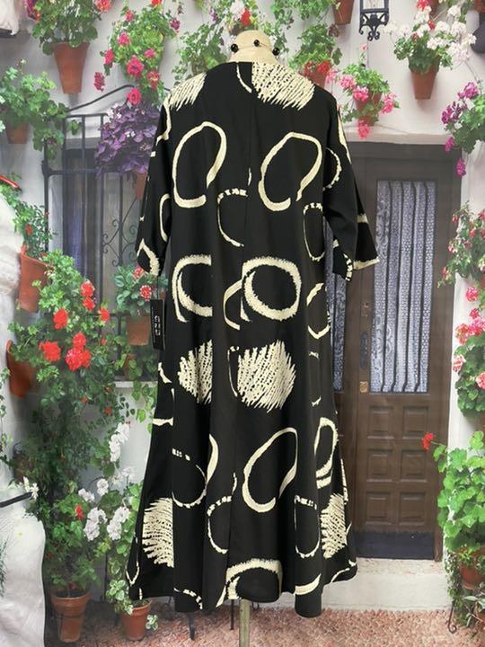 イッセイミ 813新品Bell Chu Very サークルドットプリントワンピース yuiW7-m50536691422 リーズ
