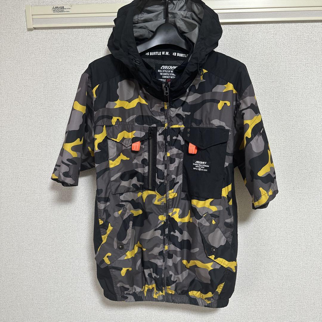 USED品　【L】　限定　イエローBK　半袖　バートル 空調服　AC1156
