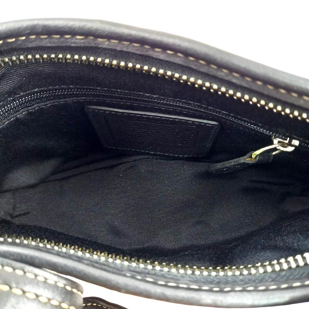 ✨良品✨ COACH コーチ ワンショルダーバッグ レザー ブラック y2k ✨良品✨ COACH コーチ ワンショルダーバッグ レザー ブラック y2k