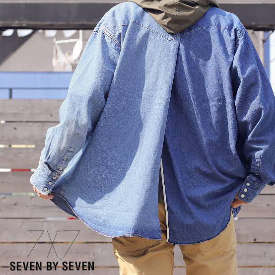 SALEお得 sevenbyseven rework western shirt L R8uLN-m50541041224 お得100%新品