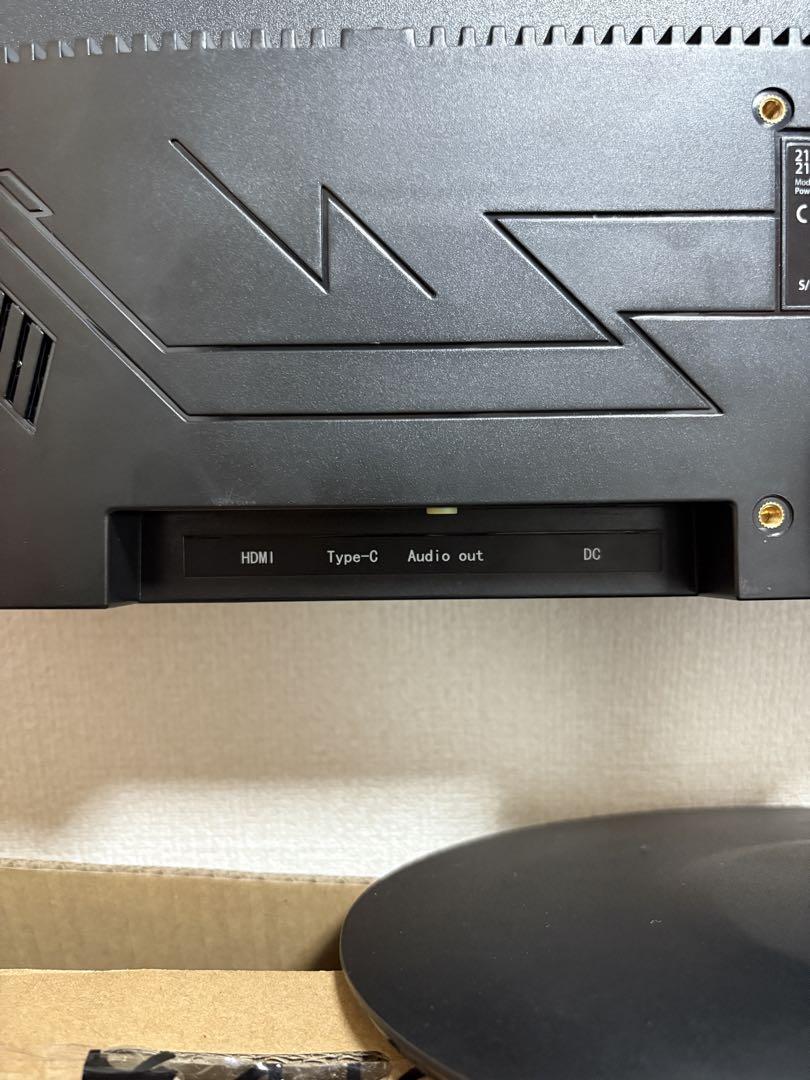 JAPANNEXT 21.5インチ モニター　type c給電