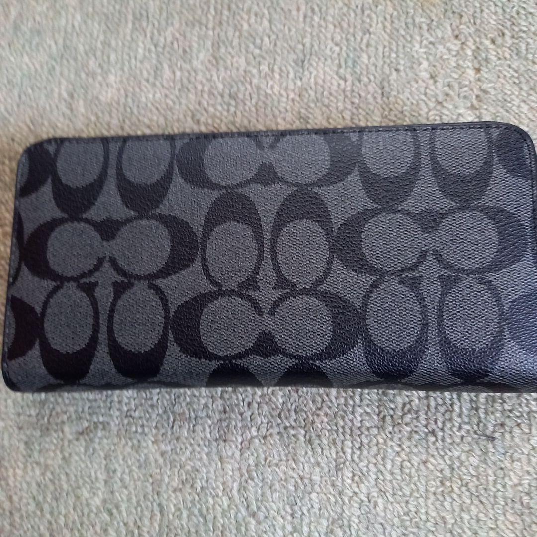 F58112【新品-未使用】コーチ COACH メンズ用長財布　ブラック