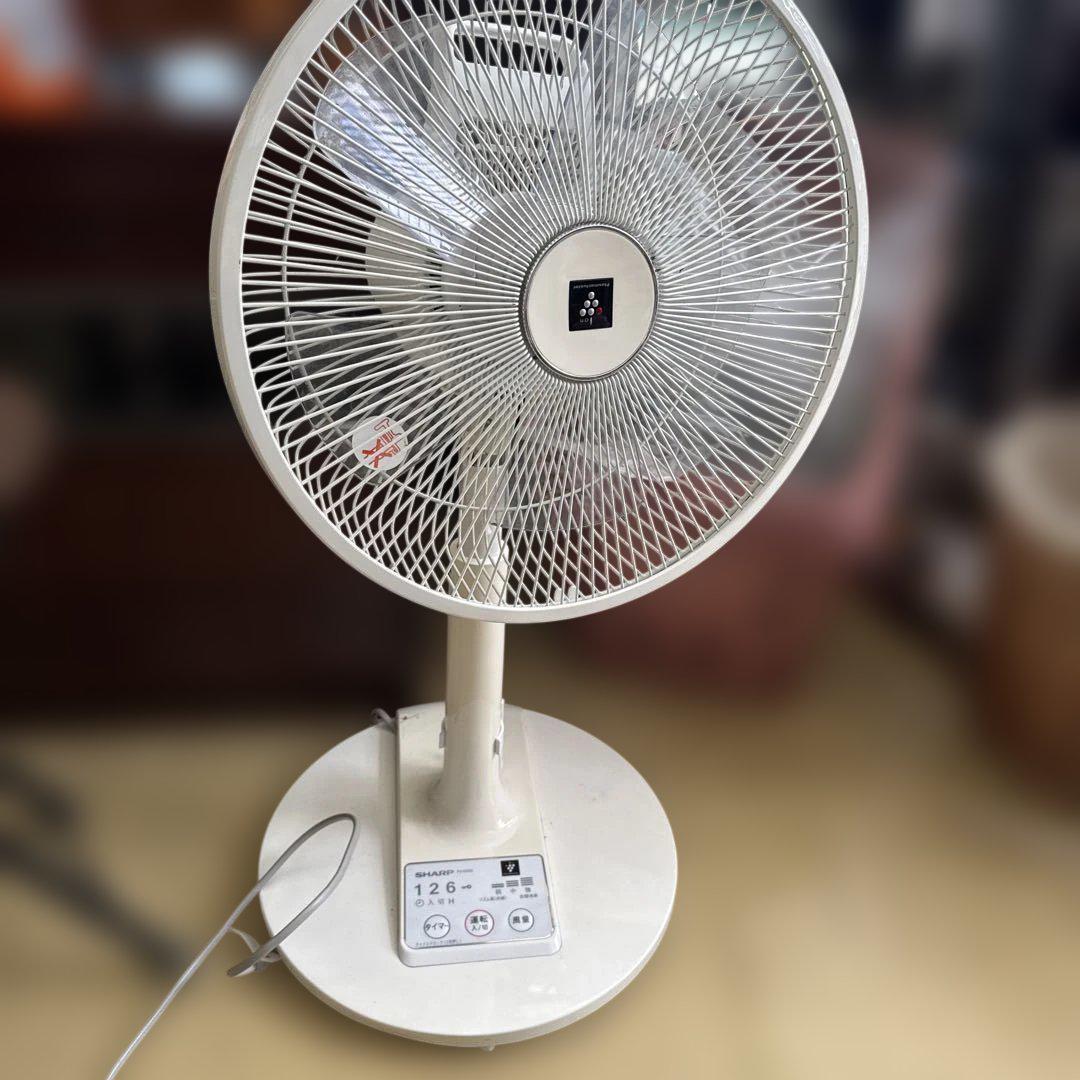 シャープ￼プラズマクラスター扇風機ホワイト PJ-G3AS￼リモコン付