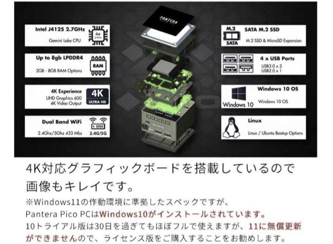 新品 PANTERA PICO PC 1TB