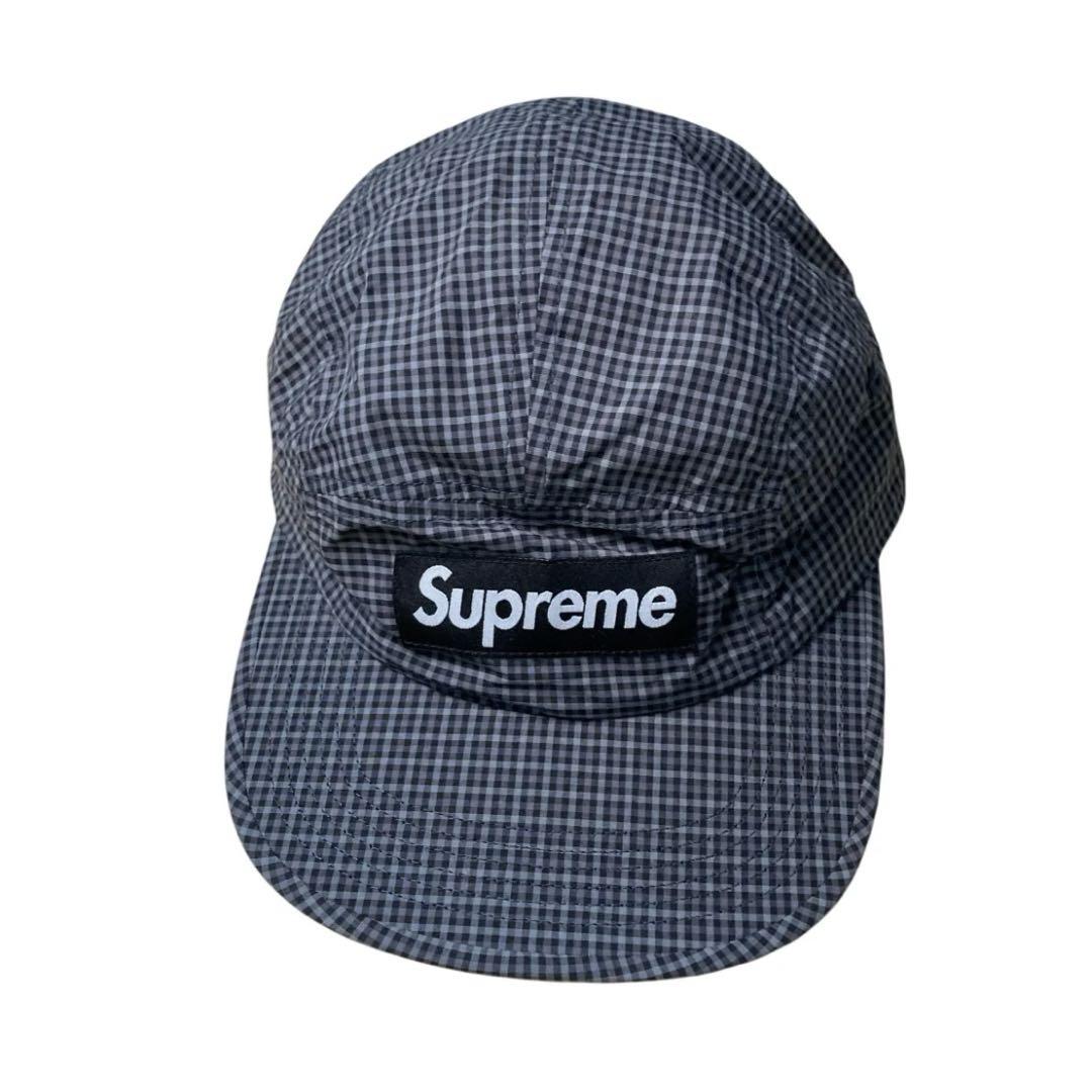 帽子 Supreme Cordura Plaid Camp Cap Black