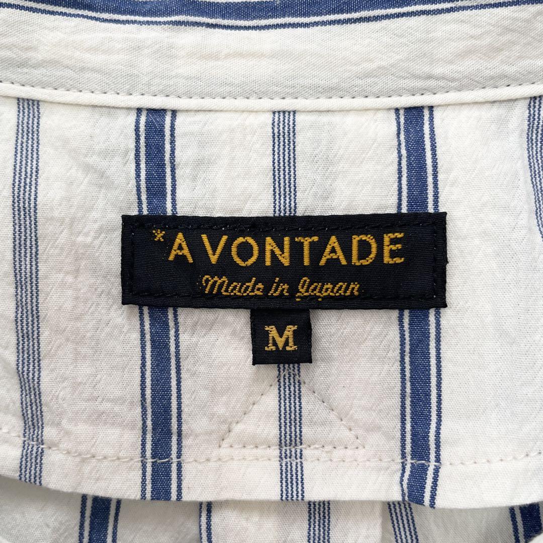 A Vontade Gardener Apron Shirts ストライプシャツ