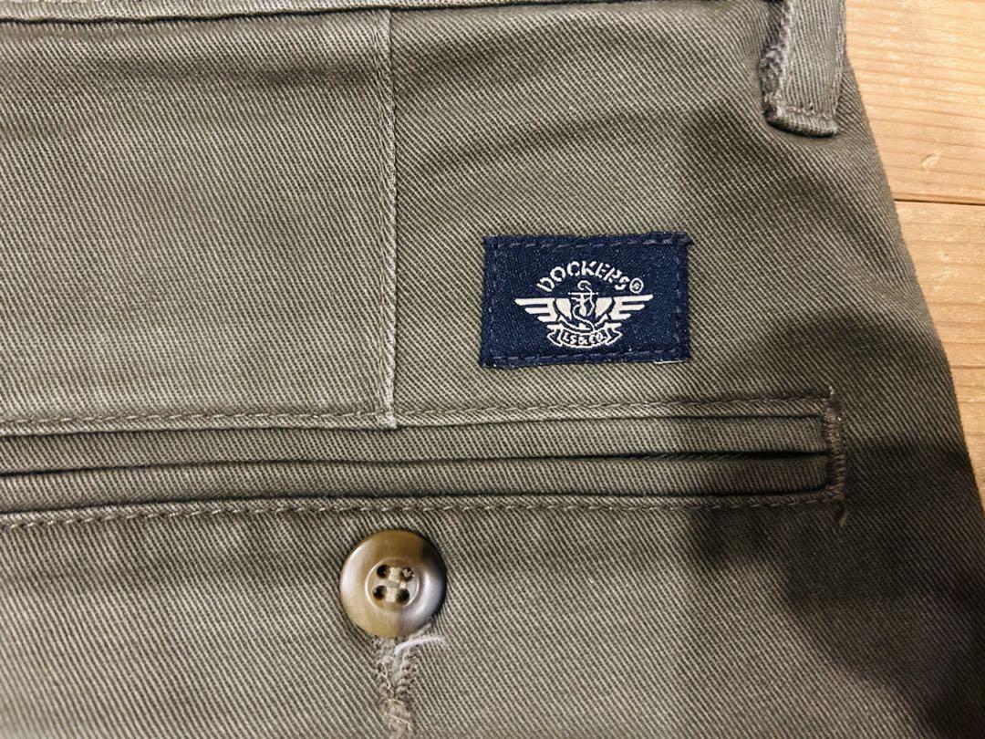 チノパン 古着 90s Dockers ドッカーズ 36 ツータック カーキ