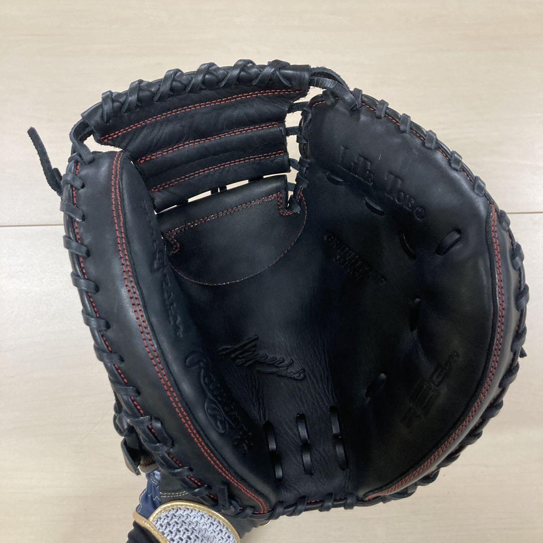 Rawlings ハイパーテック キャッチャーミット ブラック 軟式用
