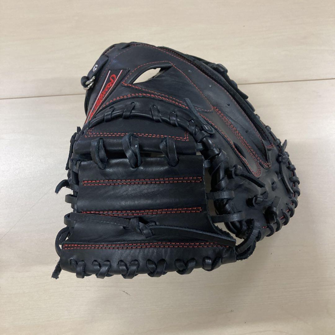 Rawlings ハイパーテック キャッチャーミット ブラック 軟式用