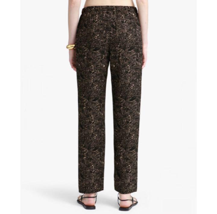 Theory リラクシーパジャマパンツ ブラックマルチ PJOcU-m50555882680 luxe 20ss 格安