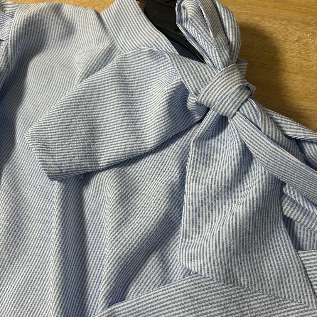 未使用✨Bibiy. RIBBON CUFFS BLOUSE リボンブラウス