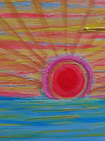 TOMOYUKI 額付 絵画 油絵 油彩画 QCFrL-m50558045695 友之 太陽 日の出 証明書付 特価NEW