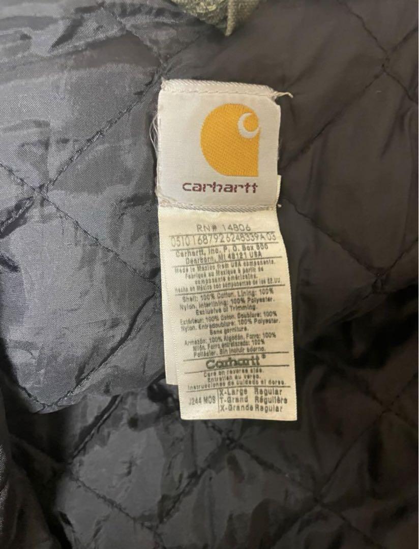 Carhartt アクティブジャケット カーキ色