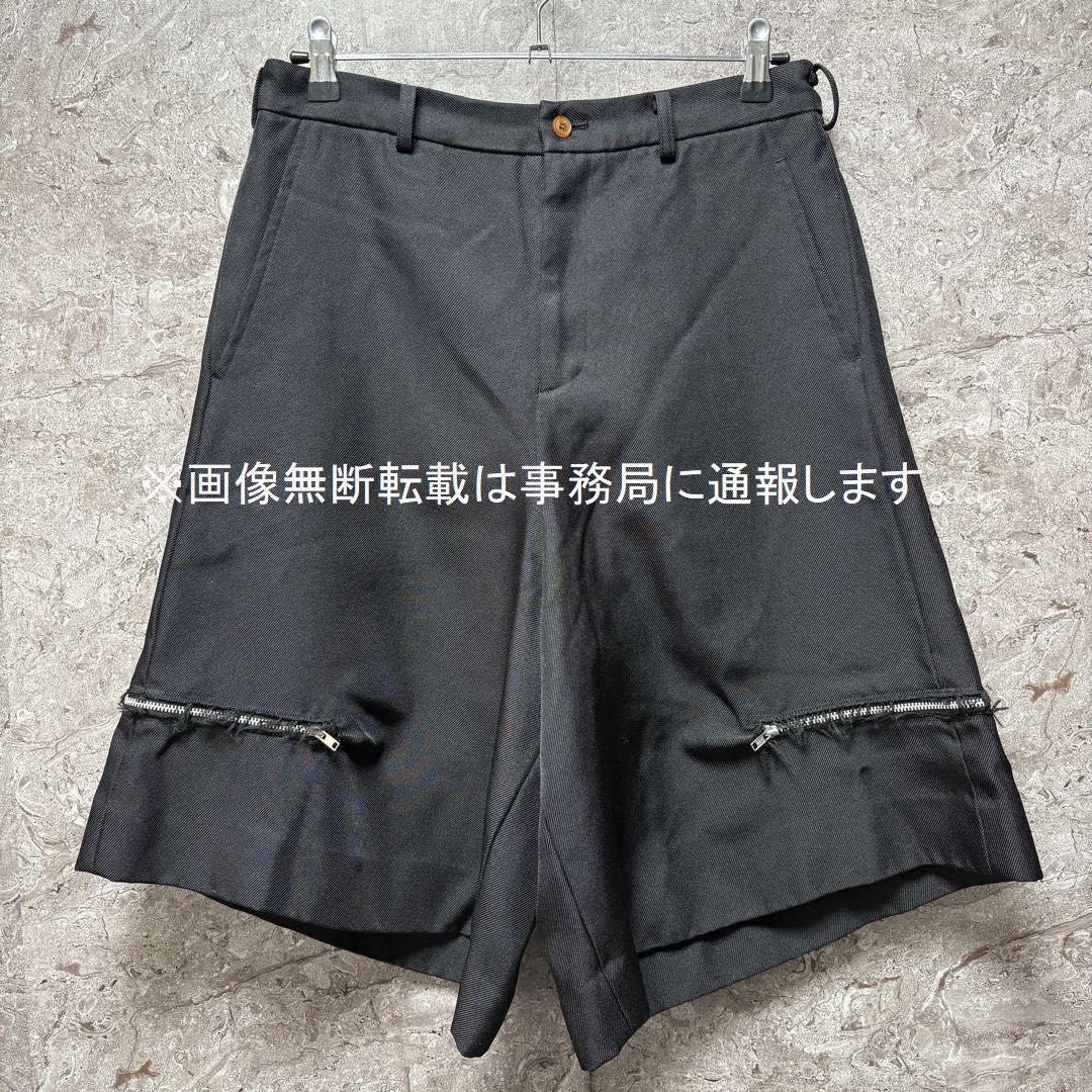 23AW BLACK COMME des GARCONS ジップ ハーフ パンツ 23AW BLACK COMME des GARCONS ジップ ハーフ パンツ