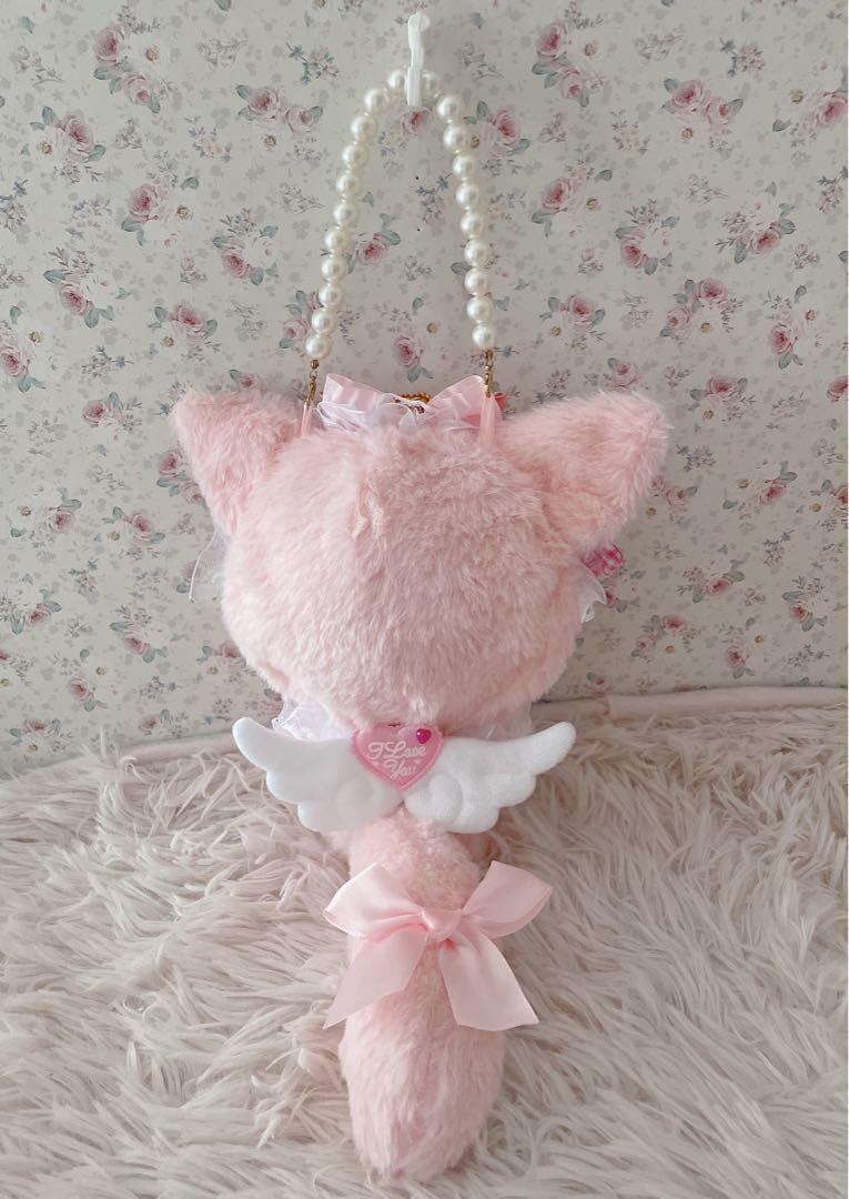 １６cmぬい服♡韓国風ロリータゆめかわ姫系♡猫の着ぐるみ♡ピンク