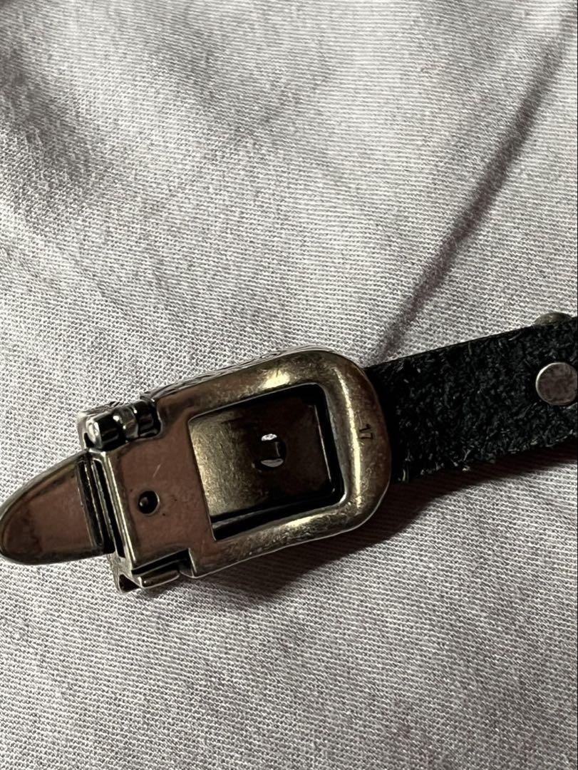Gucci アンガーフォレスト レザーブレスレット サイズ17 - メルカリ
