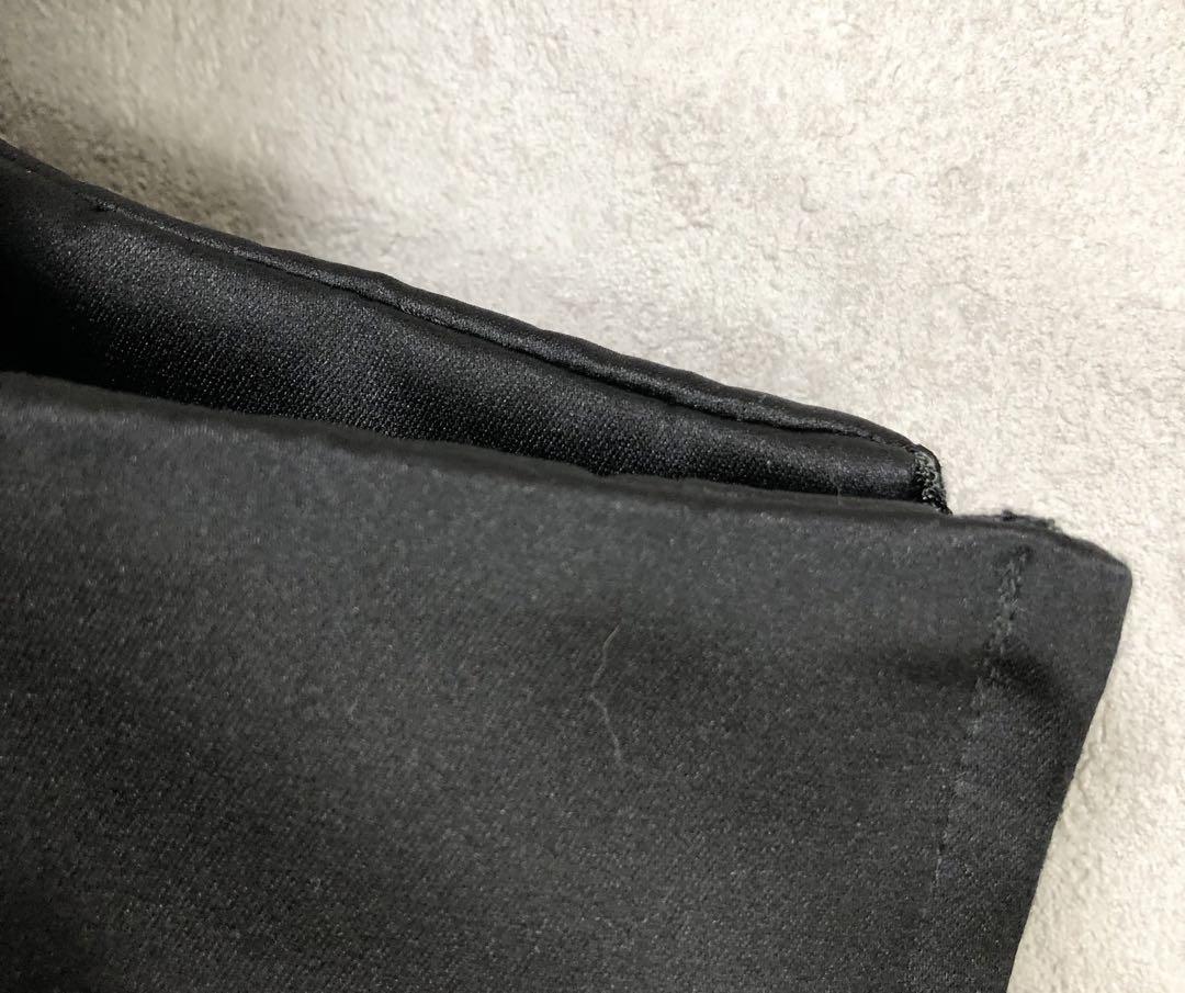 COMME des GARCONS 異素材切替ジャンパースカート 黒 ブラック