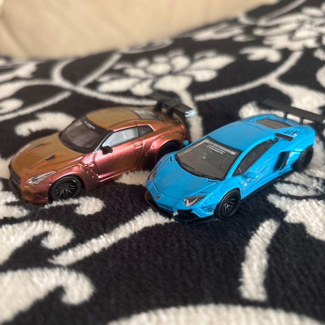 MINI GT 1/64 リバティーウォーク LBWK GT-R ランボルギーニ