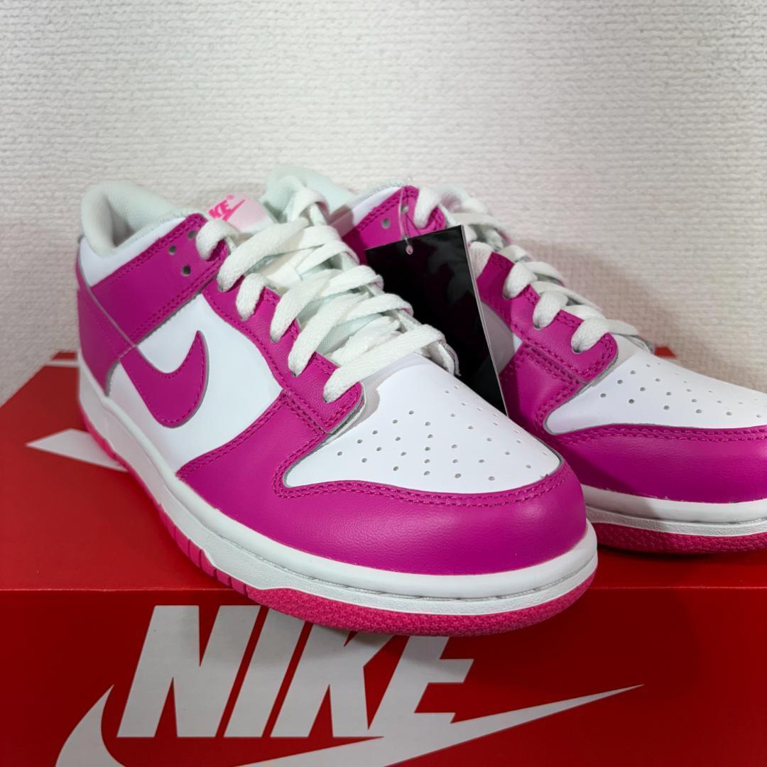 24.0cmダンク ロー GS ピンク 白 fb9109-102